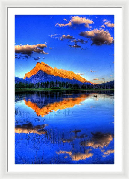 Mountain Reflection - Framed Print