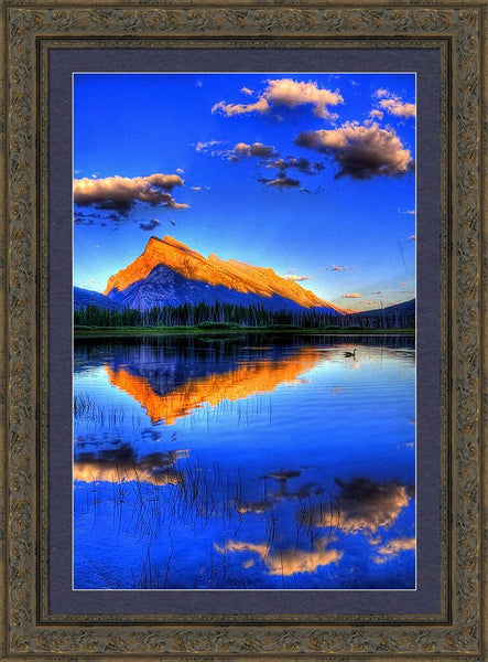 Mountain Reflection - Framed Print