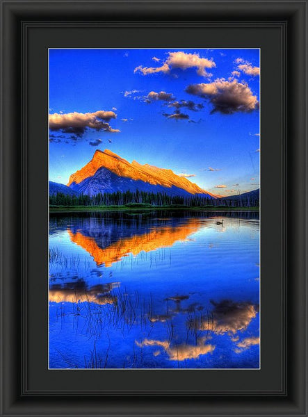 Mountain Reflection - Framed Print