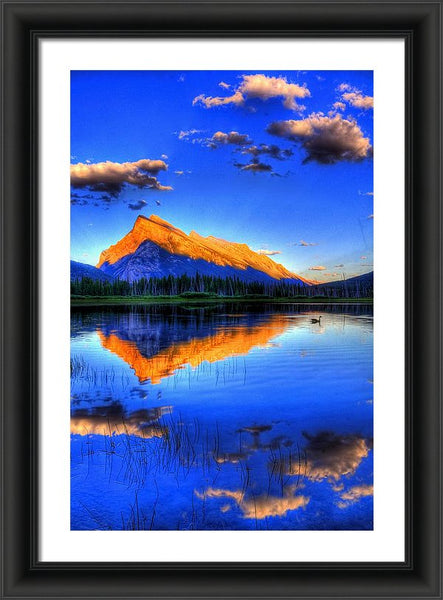 Mountain Reflection - Framed Print