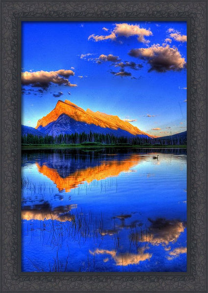 Mountain Reflection - Framed Print