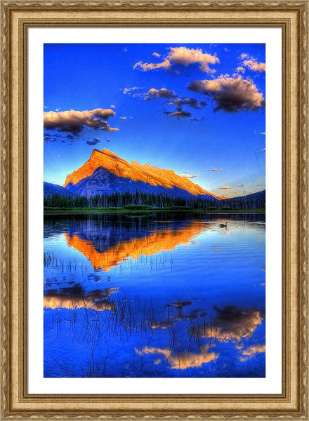 Mountain Reflection - Framed Print