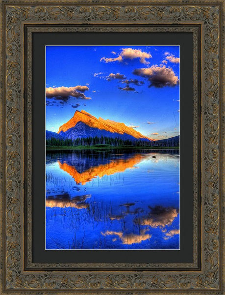Mountain Reflection - Framed Print