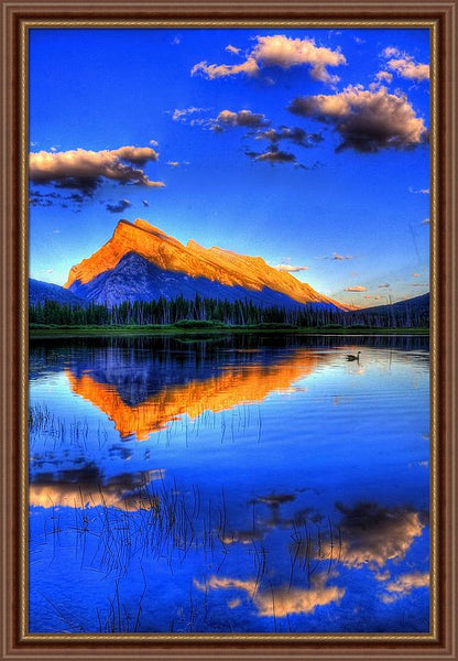 Mountain Reflection - Framed Print