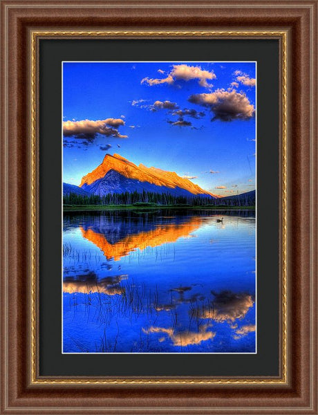 Mountain Reflection - Framed Print