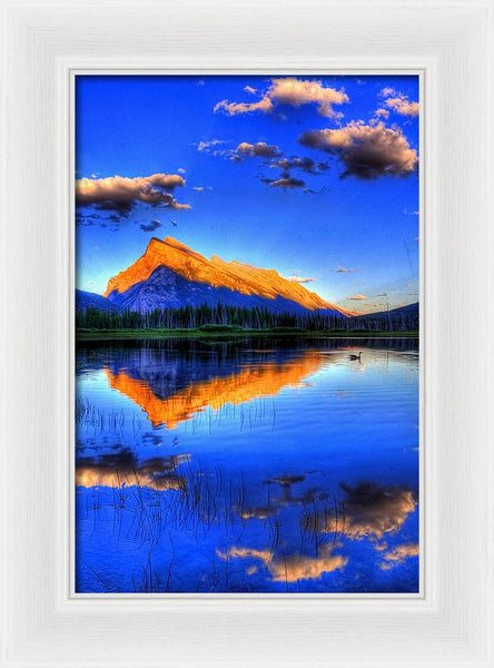 Mountain Reflection - Framed Print