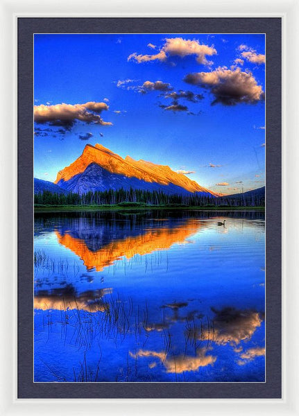 Mountain Reflection - Framed Print