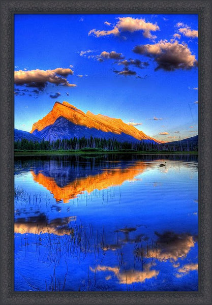 Mountain Reflection - Framed Print