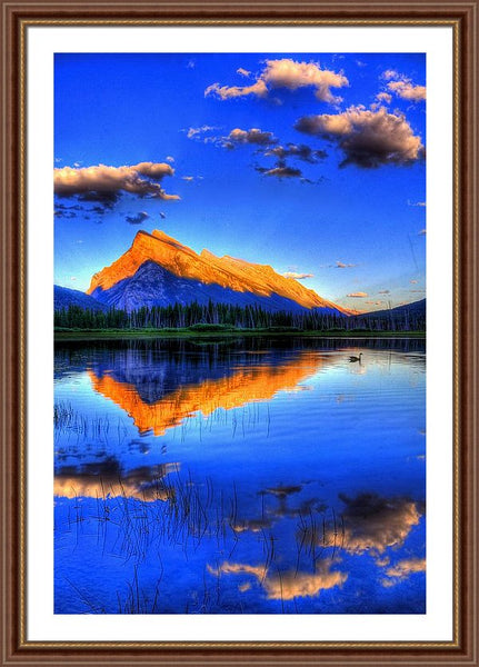 Mountain Reflection - Framed Print