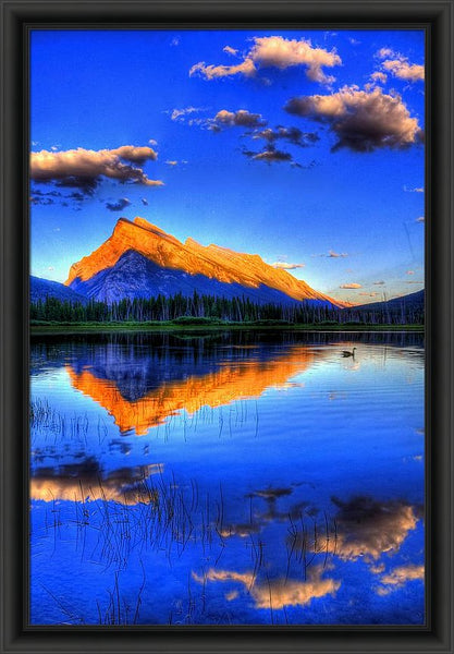 Mountain Reflection - Framed Print