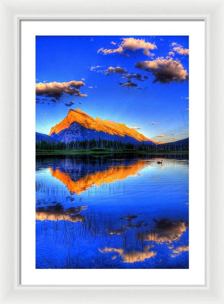 Mountain Reflection - Framed Print