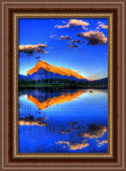 Mountain Reflection - Framed Print