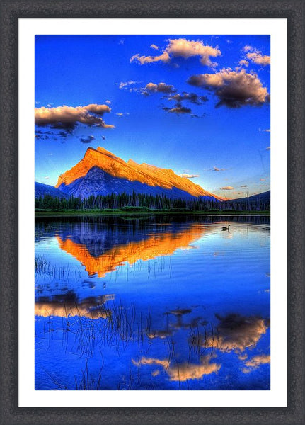 Mountain Reflection - Framed Print