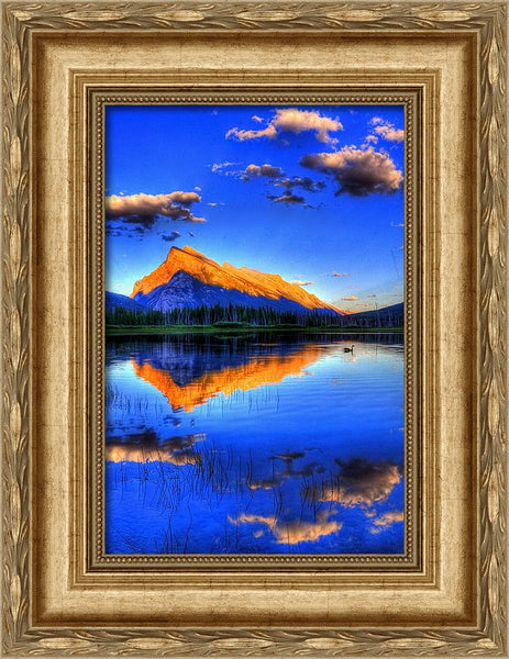 Mountain Reflection - Framed Print