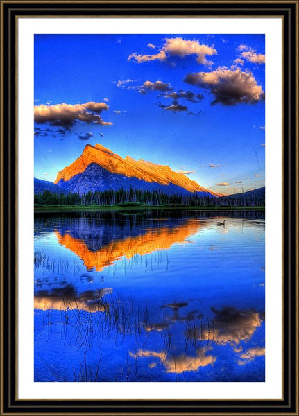 Mountain Reflection - Framed Print