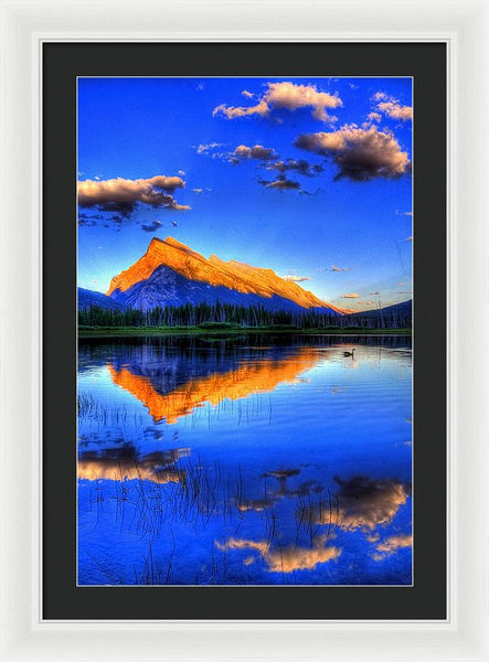 Mountain Reflection - Framed Print