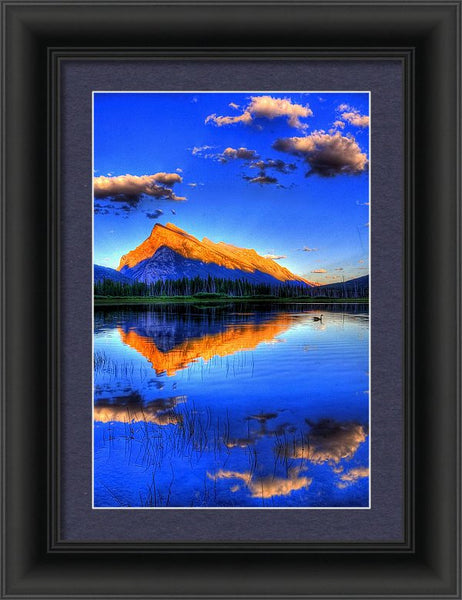 Mountain Reflection - Framed Print