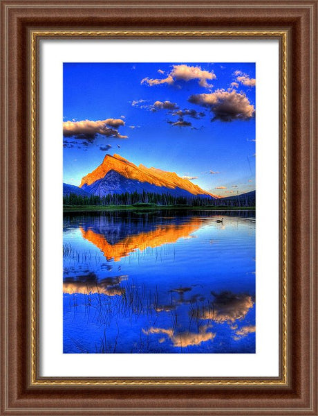 Mountain Reflection - Framed Print