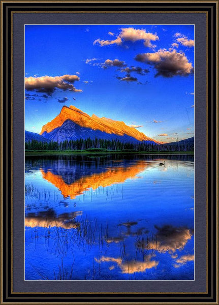 Mountain Reflection - Framed Print