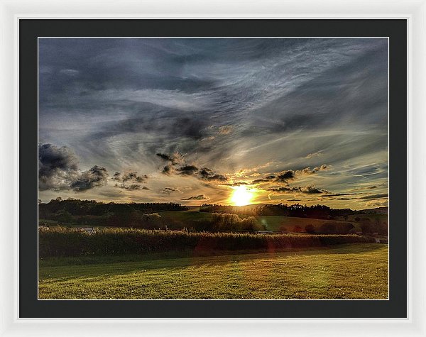 My Beautiful Sunset - Framed Print