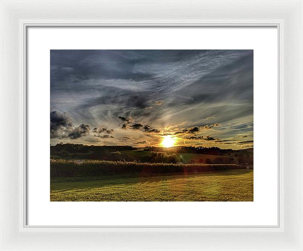 My Beautiful Sunset - Framed Print