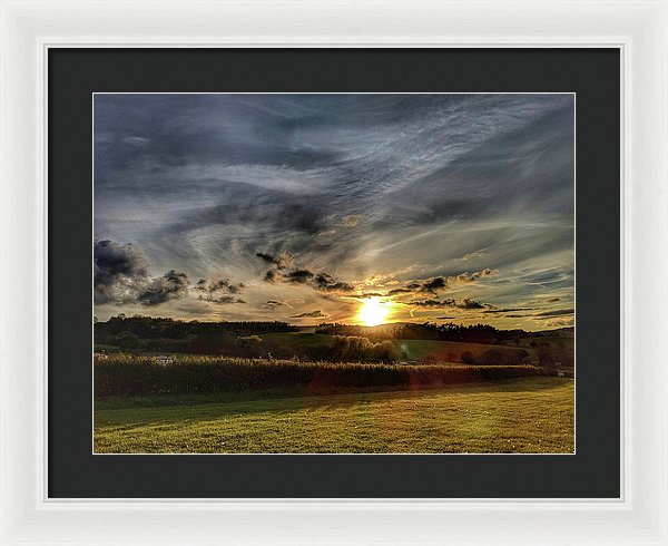 My Beautiful Sunset - Framed Print