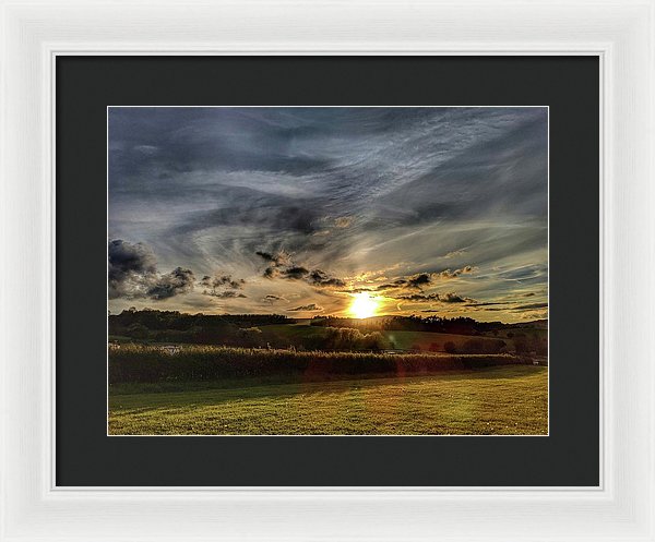 My Beautiful Sunset - Framed Print