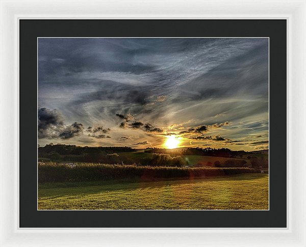 My Beautiful Sunset - Framed Print