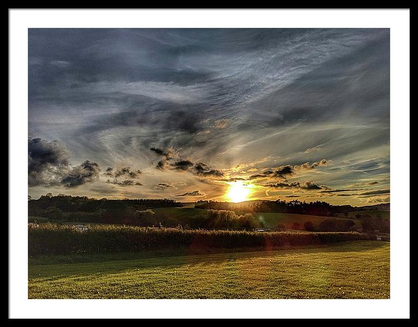 My Beautiful Sunset - Framed Print
