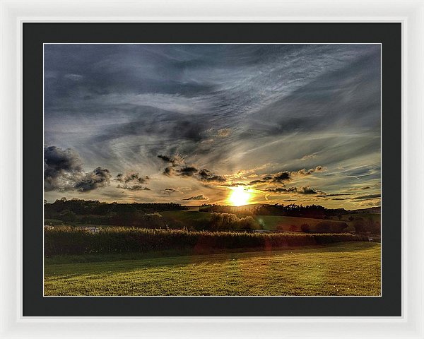 My Beautiful Sunset - Framed Print