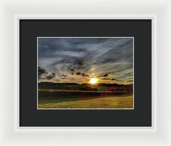 My Beautiful Sunset - Framed Print
