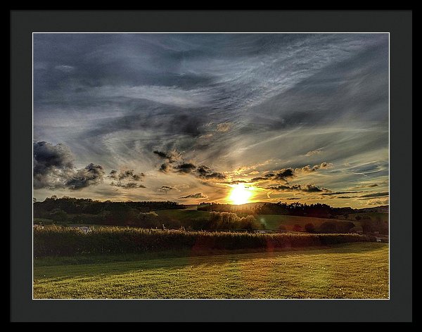 My Beautiful Sunset - Framed Print