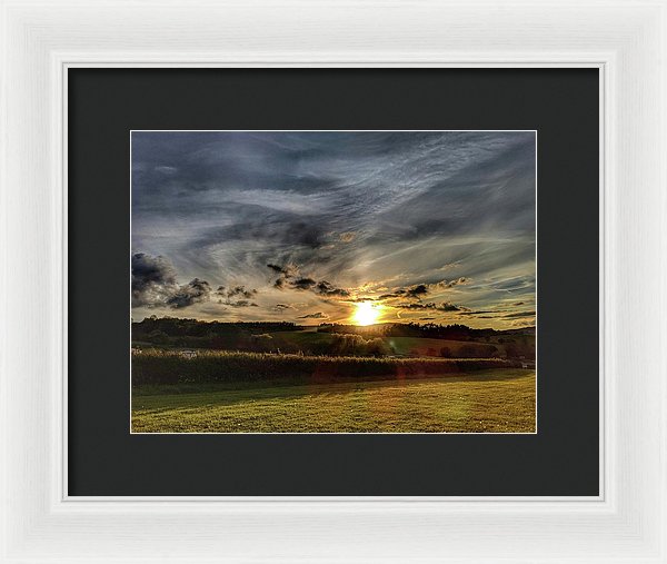 My Beautiful Sunset - Framed Print