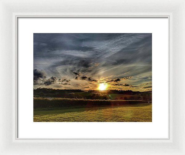 My Beautiful Sunset - Framed Print