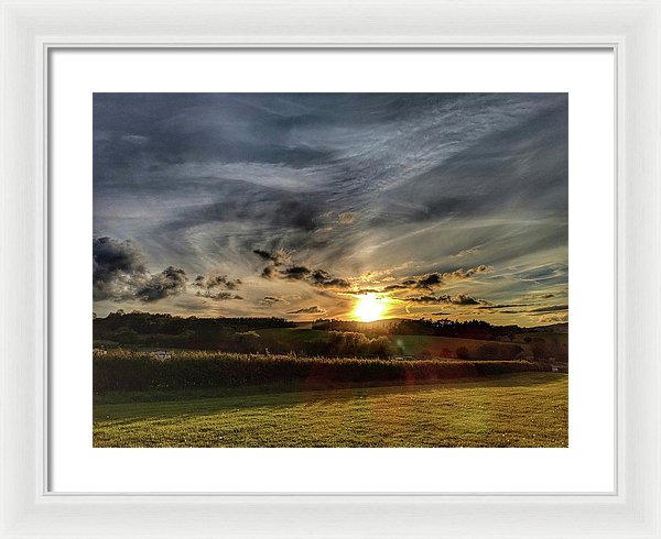 My Beautiful Sunset - Framed Print