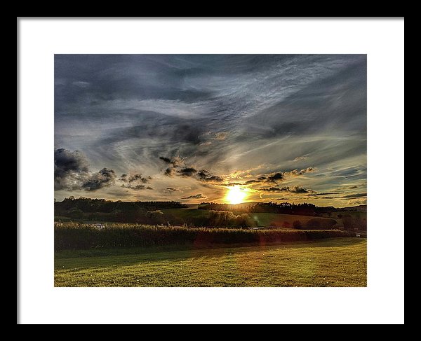 My Beautiful Sunset - Framed Print