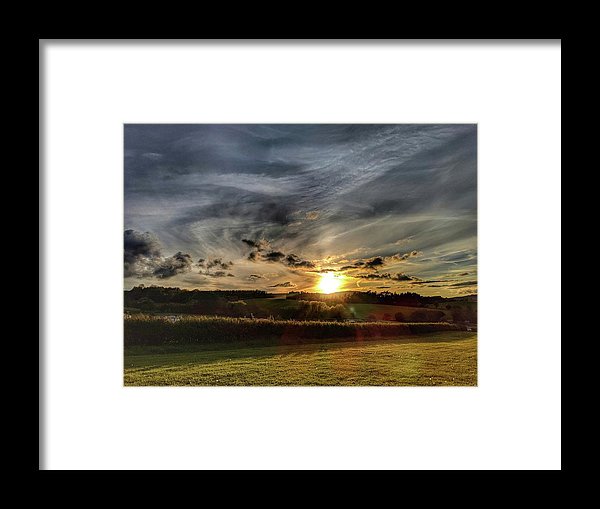 My Beautiful Sunset - Framed Print