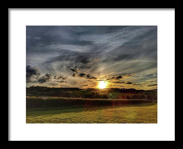 My Beautiful Sunset - Framed Print