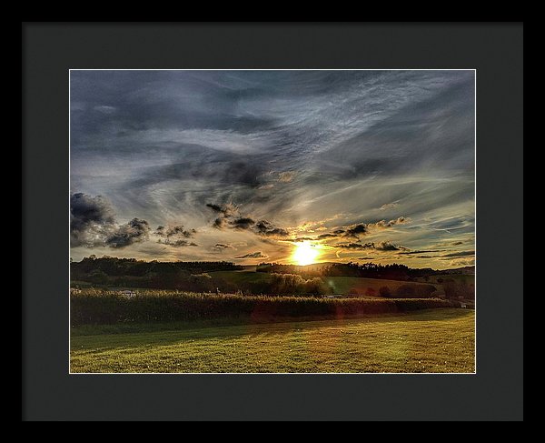 My Beautiful Sunset - Framed Print