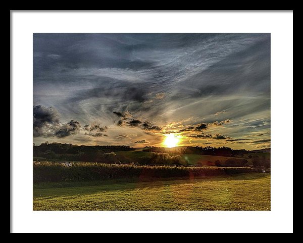 My Beautiful Sunset - Framed Print