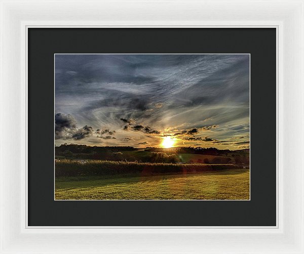 My Beautiful Sunset - Framed Print