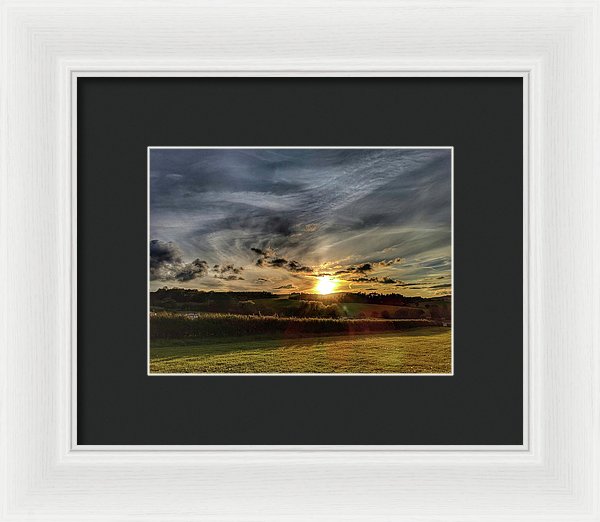 My Beautiful Sunset - Framed Print