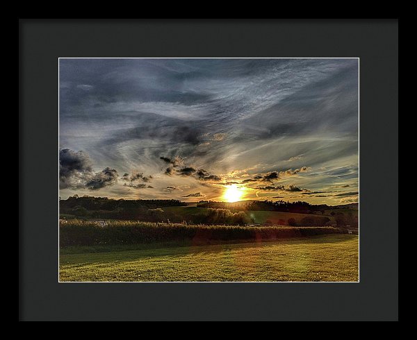 My Beautiful Sunset - Framed Print