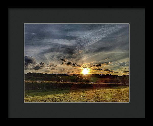 My Beautiful Sunset - Framed Print