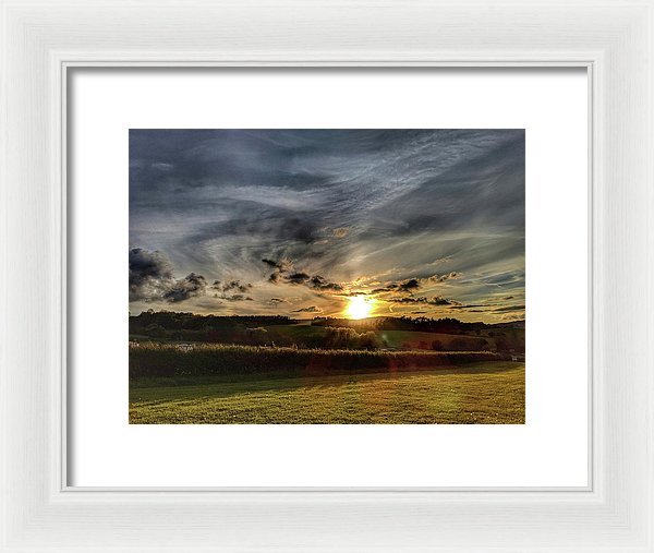 My Beautiful Sunset - Framed Print