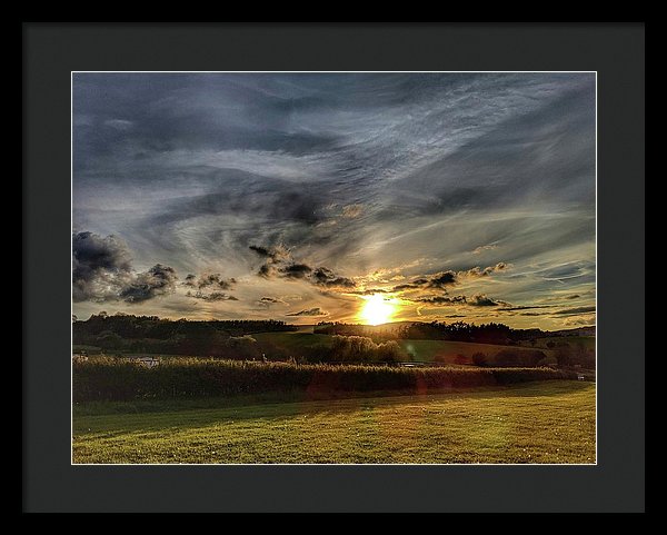 My Beautiful Sunset - Framed Print