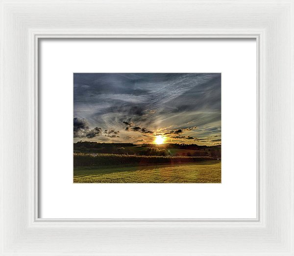 My Beautiful Sunset - Framed Print