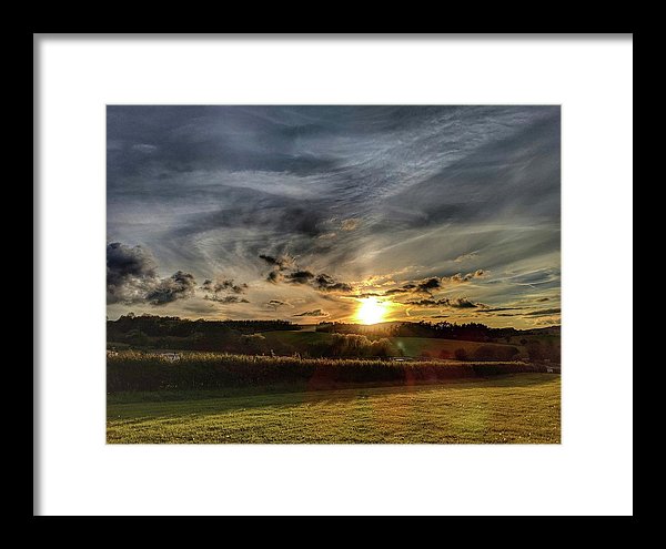 My Beautiful Sunset - Framed Print