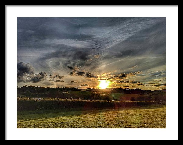 My Beautiful Sunset - Framed Print