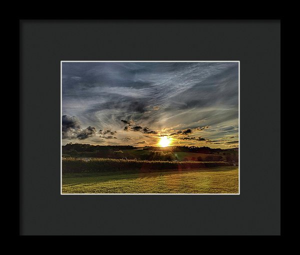 My Beautiful Sunset - Framed Print